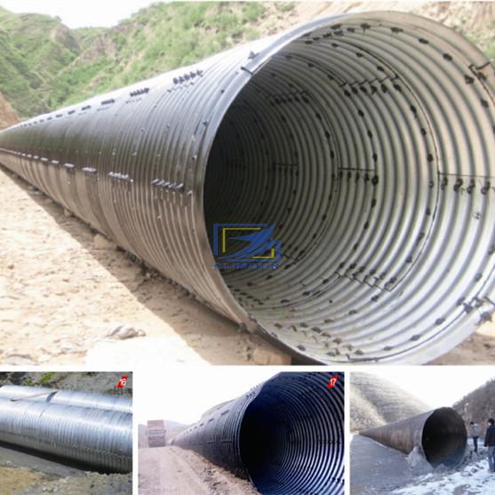 corrugated steel plate for the culvert pipe or other steel structure 